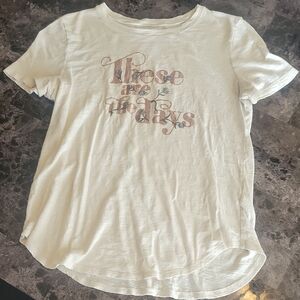 Maurices Cream Graphic Tee